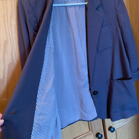 Charcoal grey blazer from anthropology! - Picture 3 of 4
